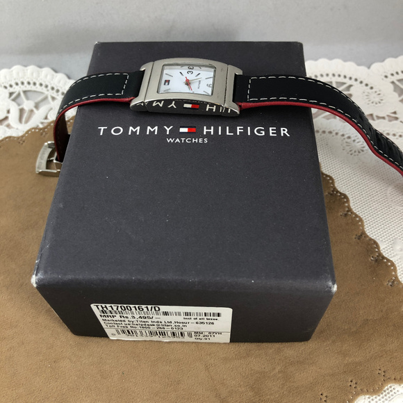 Tommy Hilfiger Tank Watch change to Black or Red Leather Band